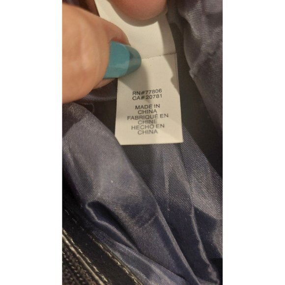 Tommy Hilfiger Black Handbag‎ Shopper Tote Purse Logo - Picture 9 of 15